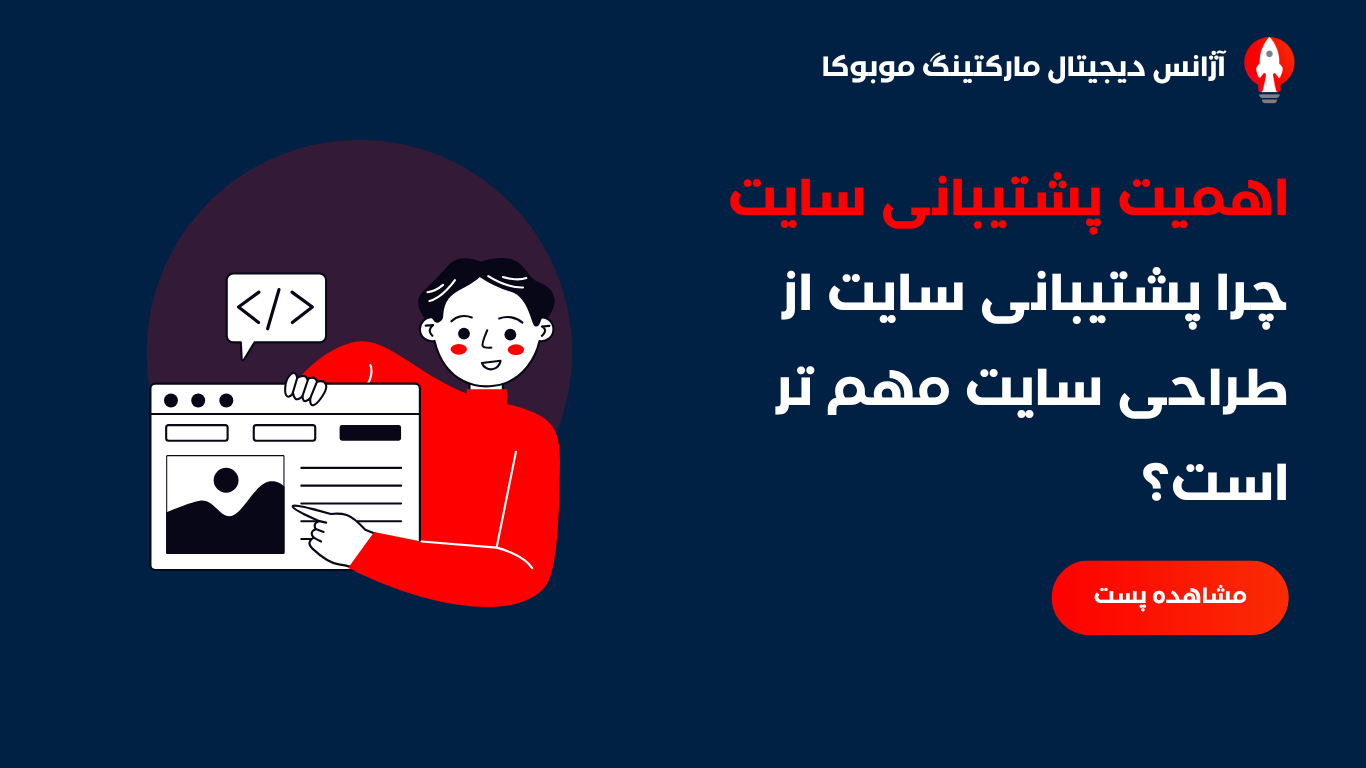 اهمیت پشتیبانی سایت